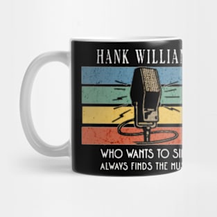 hank/ vintage microphone art Mug